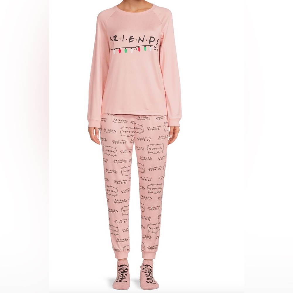 Friends 3 Piece Pajamas Set